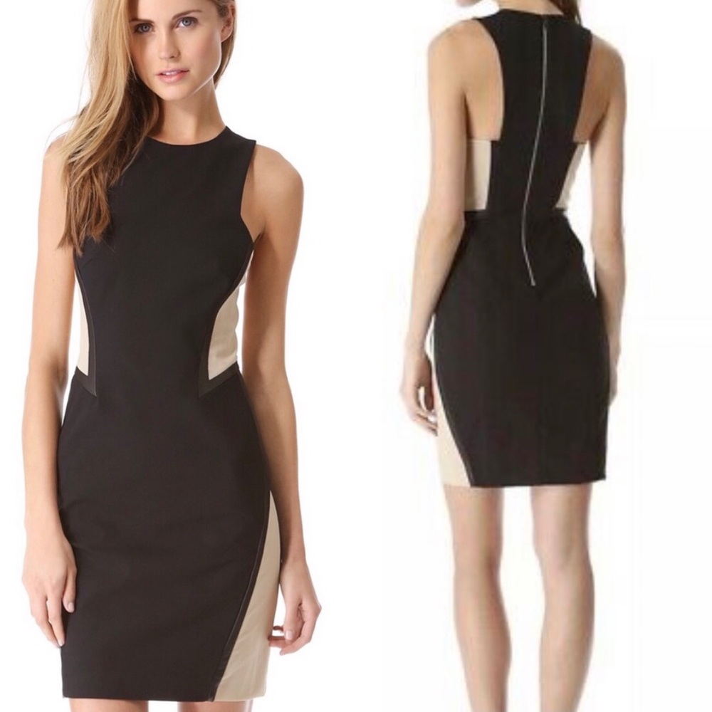 Rag & Bone Black/Nude Piper dress, size 2